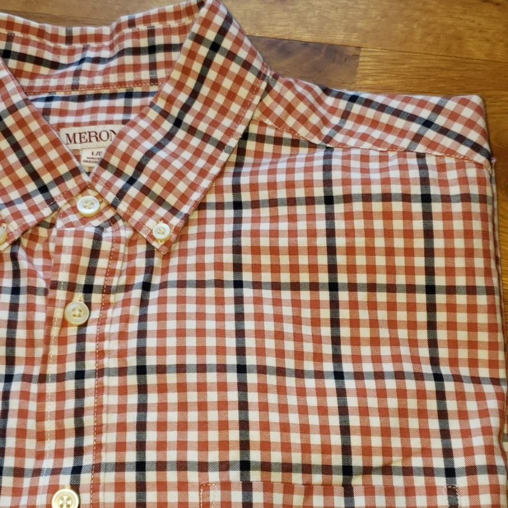 Merona Button-Down Shirt Size Large